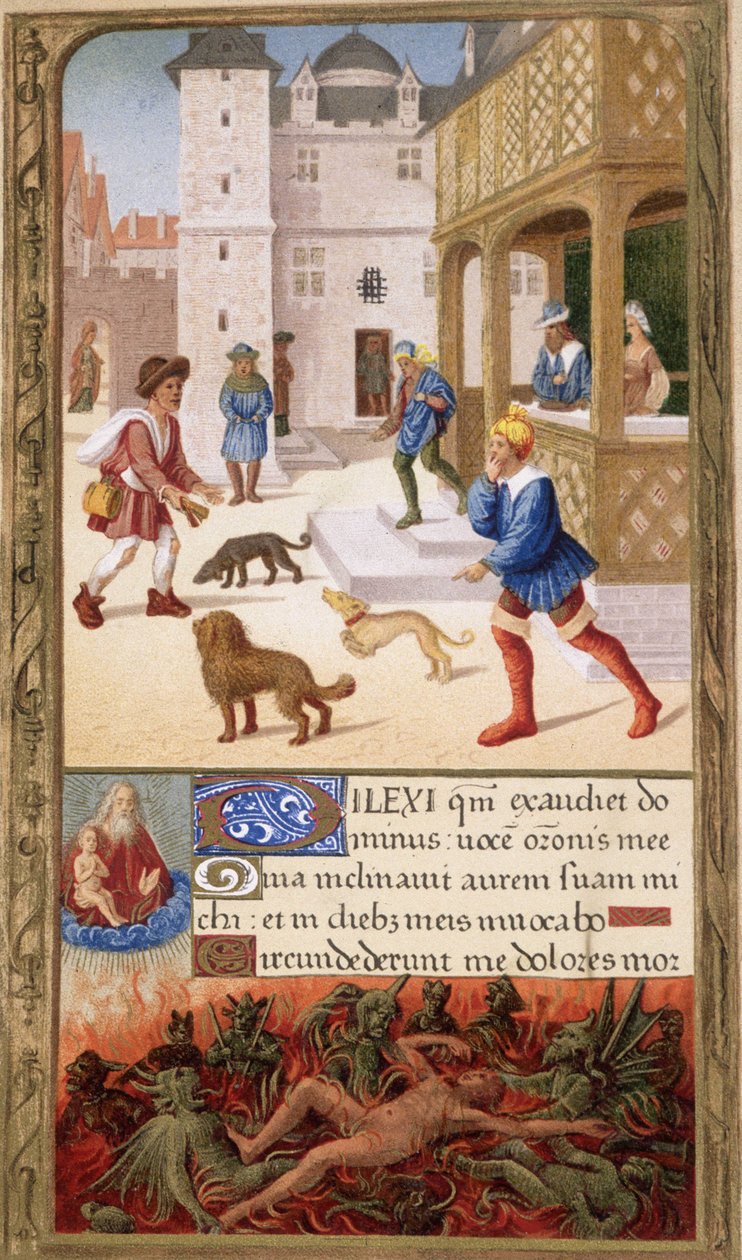 Veba, Fransa 16. yüzyıl by Unknown artist