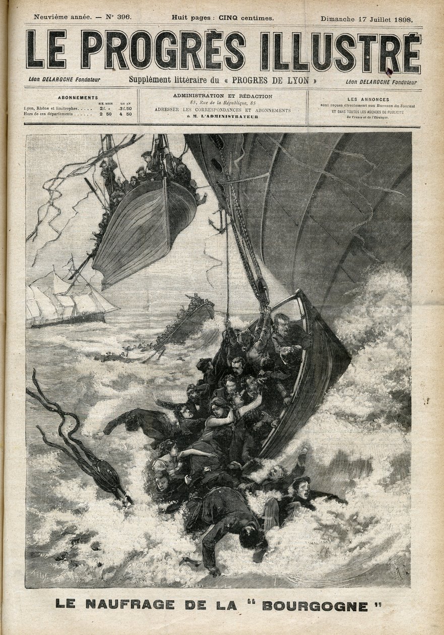 Transatlantik gemi enkazı Temmuz 1898