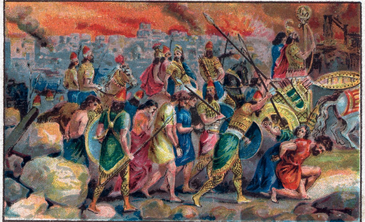 Babil kralı II. Nebukadnezar (MÖ 630-MÖ-562) tarafından Kudüs şehrinin MÖ 586