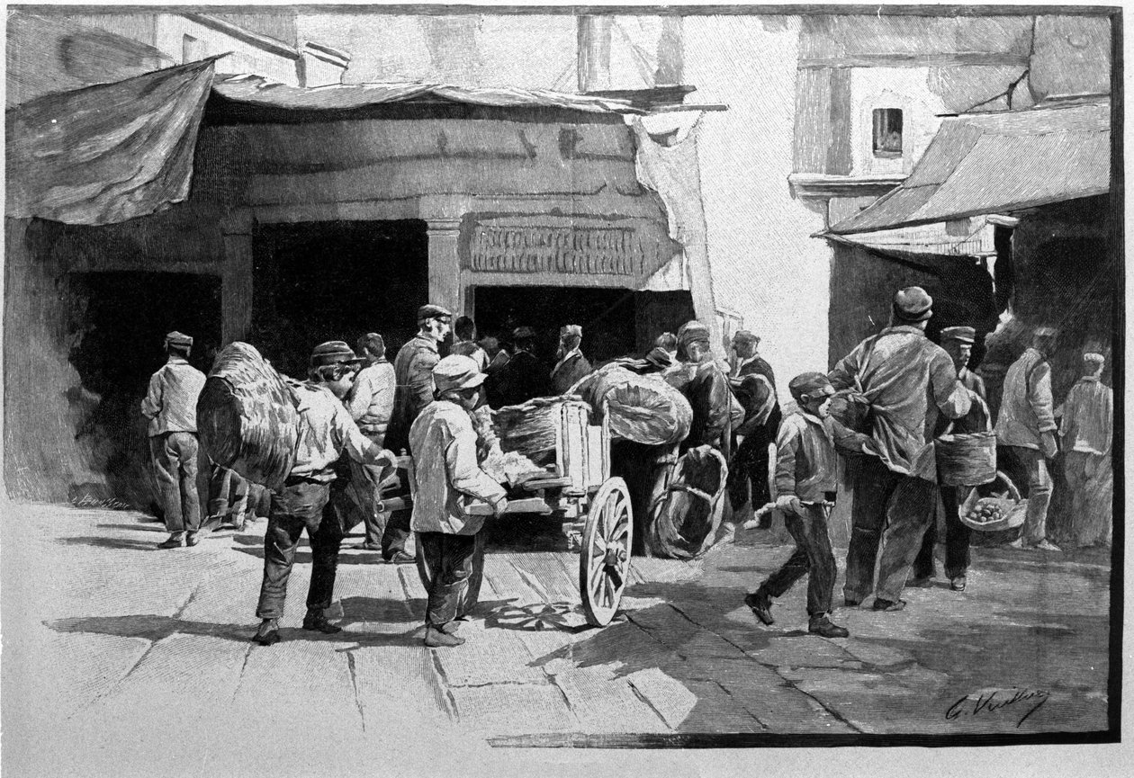 Sokak satıcıları ve 19. yüzyılın Palermo Sicilya