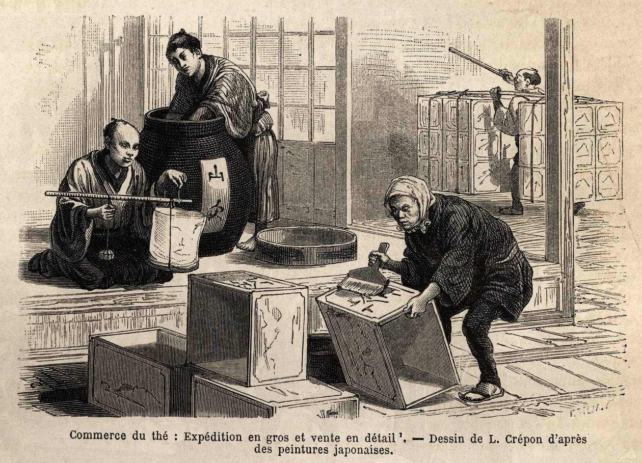 Çay ticareti: toptan ve perakende nakliye. 1863-1864