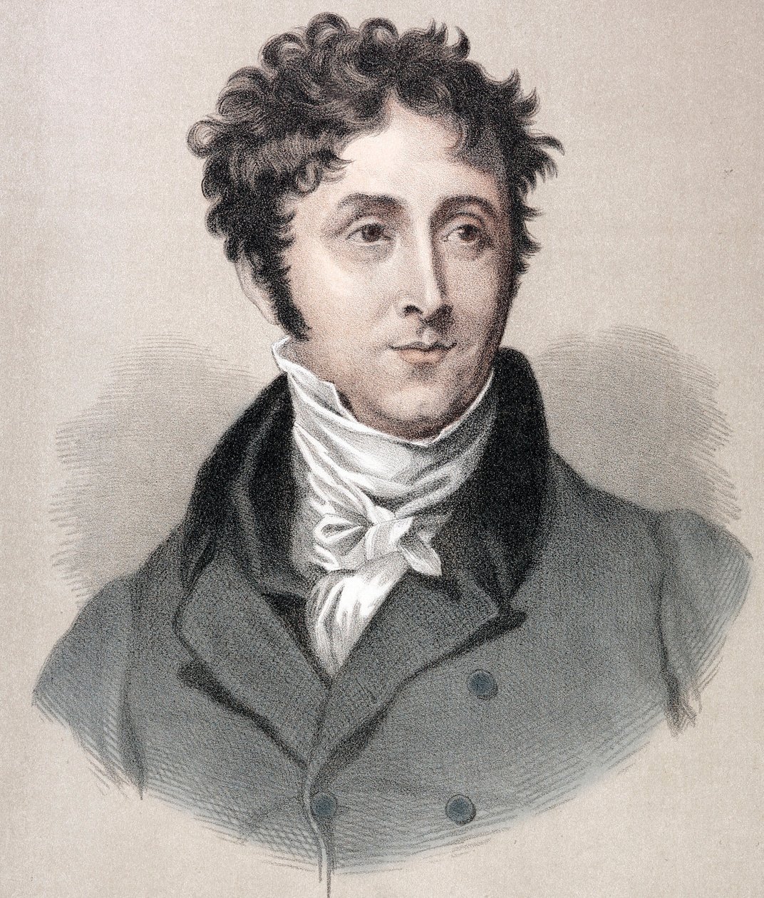 Thomas Campbell (1777-1844), İskoç şair by Unknown artist