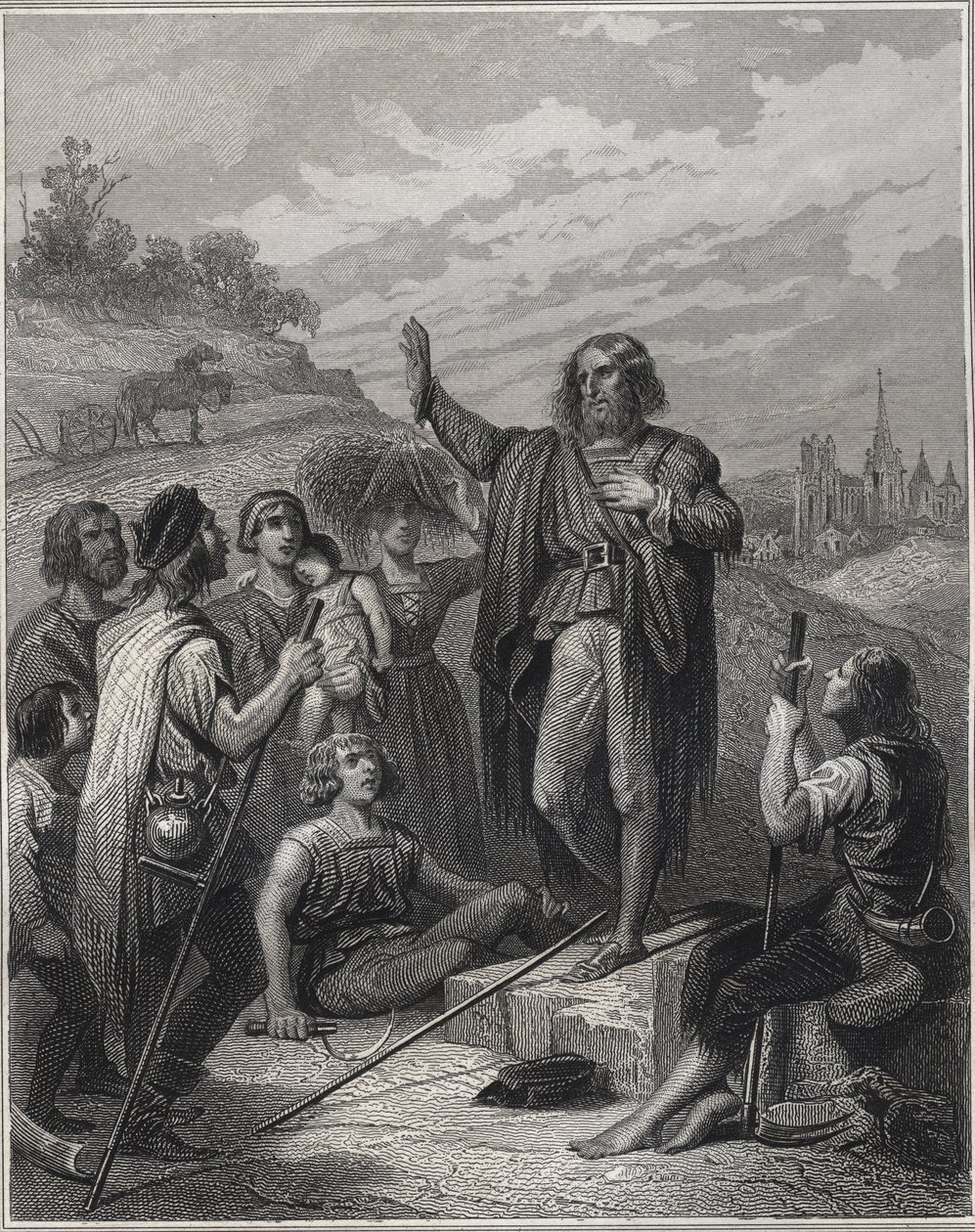 Thomas Muntzer Vaaz - Thomas Muntzer (Munzer) (1489-1525) doktrinini öğretiyor - “Les Fastes Populaires, ou Histoire des kahramanca işler du peuple et de son etki sur les sciences, les arts, l