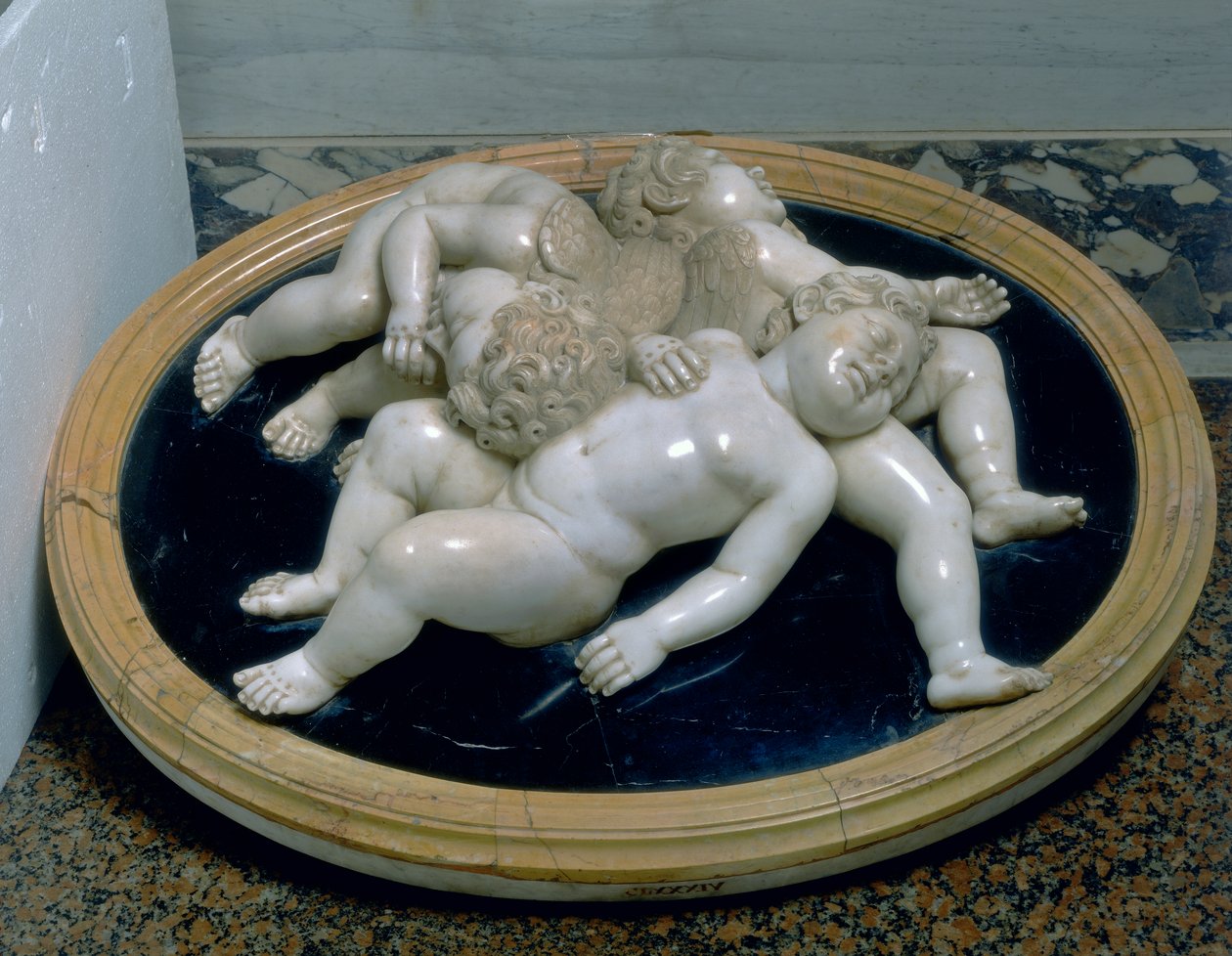 üç uyku putti by Unknown artist