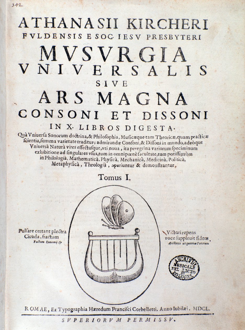 Musurgia'nın başlık sayfası (1650) by Unknown artist