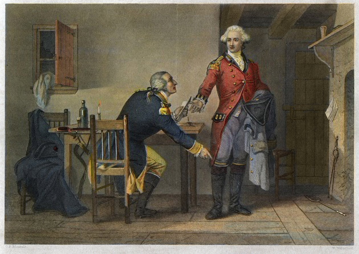 Arnold Trahison - Bağımsızlık Savaşı veya Amerikan Devrimi (1775-1783) - Benedict Arnold (1741-1801), 21 Eylül