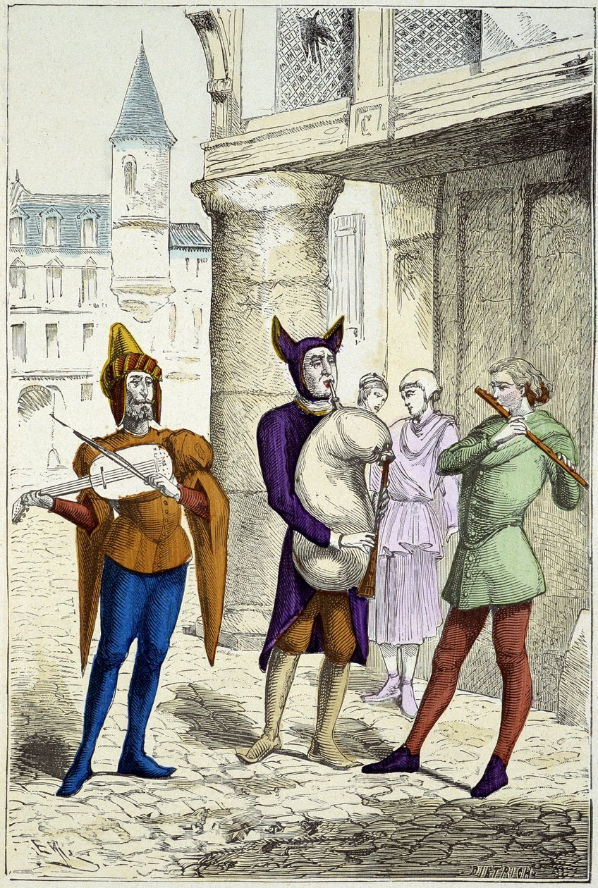 15. yüzyılda seyahat eden müzisyenler - “” Yüzyıllar boyunca Paris