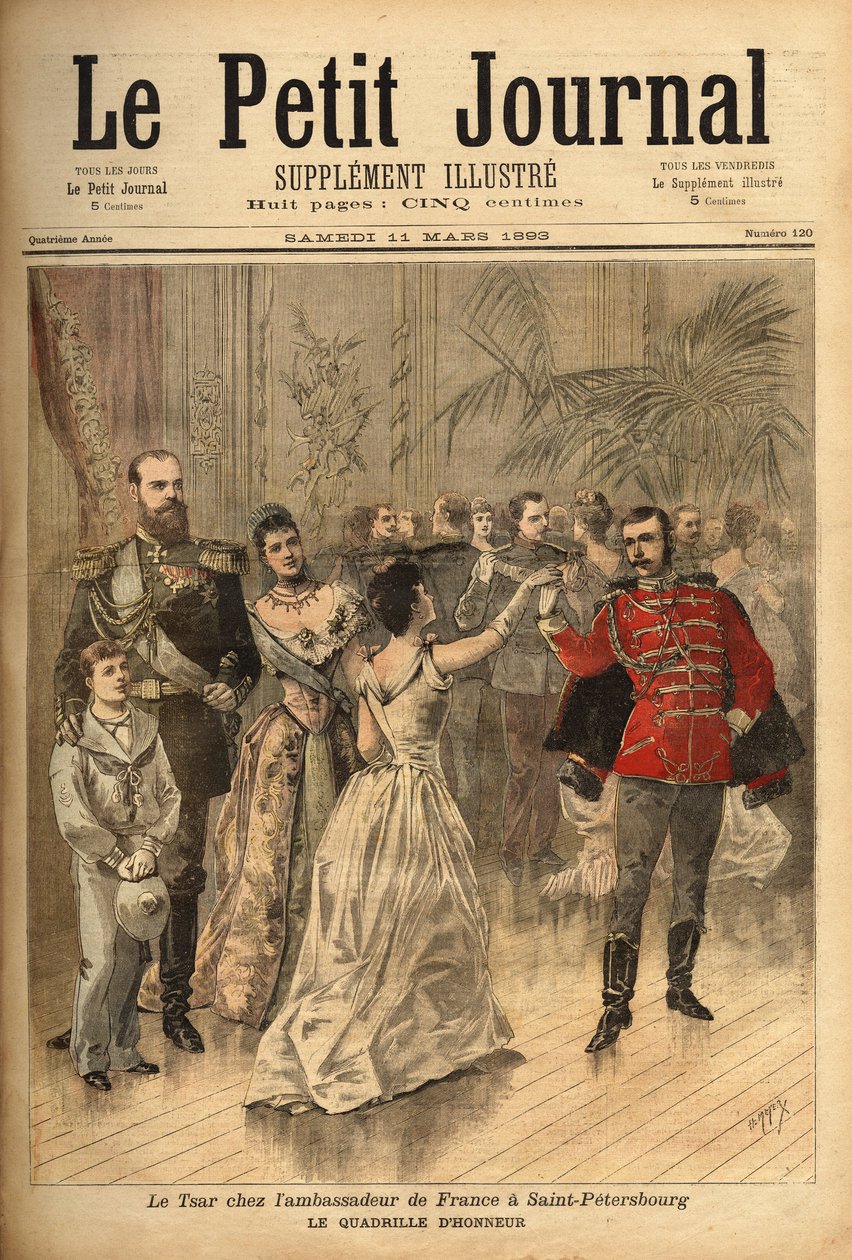 Çar Alexander III (1815-1894), Fransa