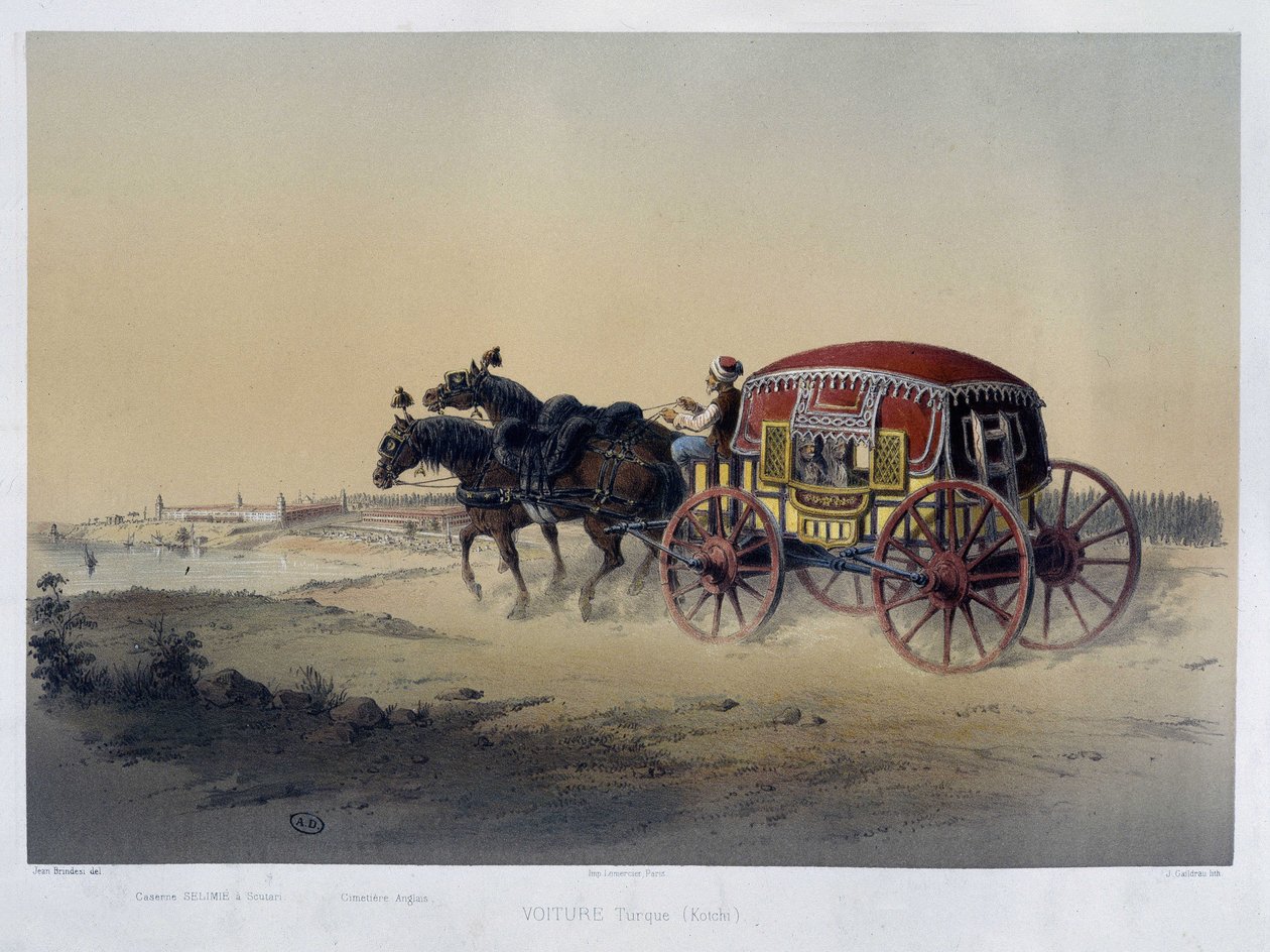 Türk arabası - 19. yüzyıl, M.S. by Unknown artist