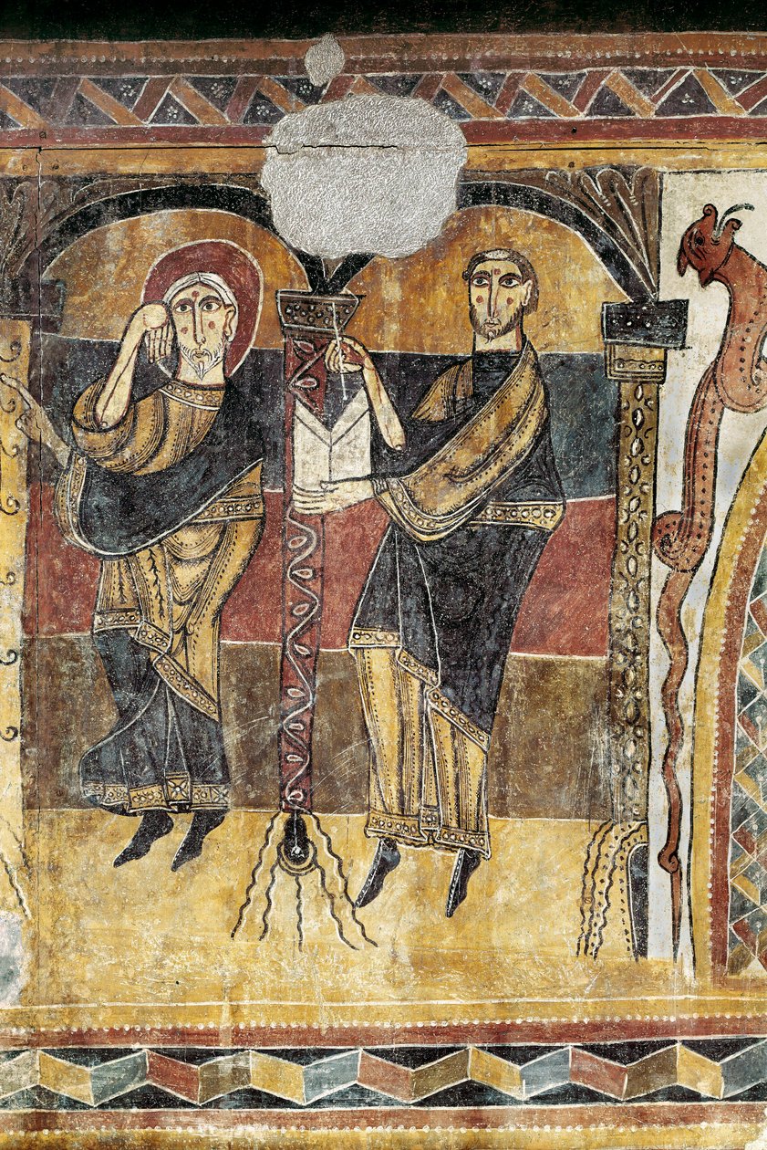 İki aziz. Taull Saint Mary Kilisesi