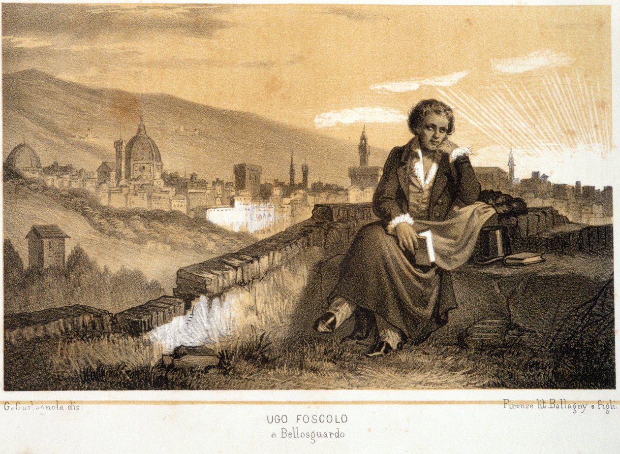 Ugo Foscolo (1778 - 1827), İtalyan şair ve romancı, Bellosgardo