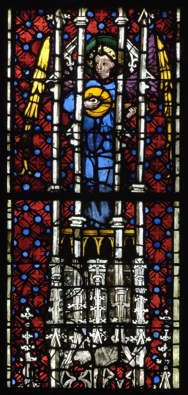1400-1415 dolaylarında anonim vitray pencere Notre-Dame Musees de Strasbourg Alsace by Unknown artist
