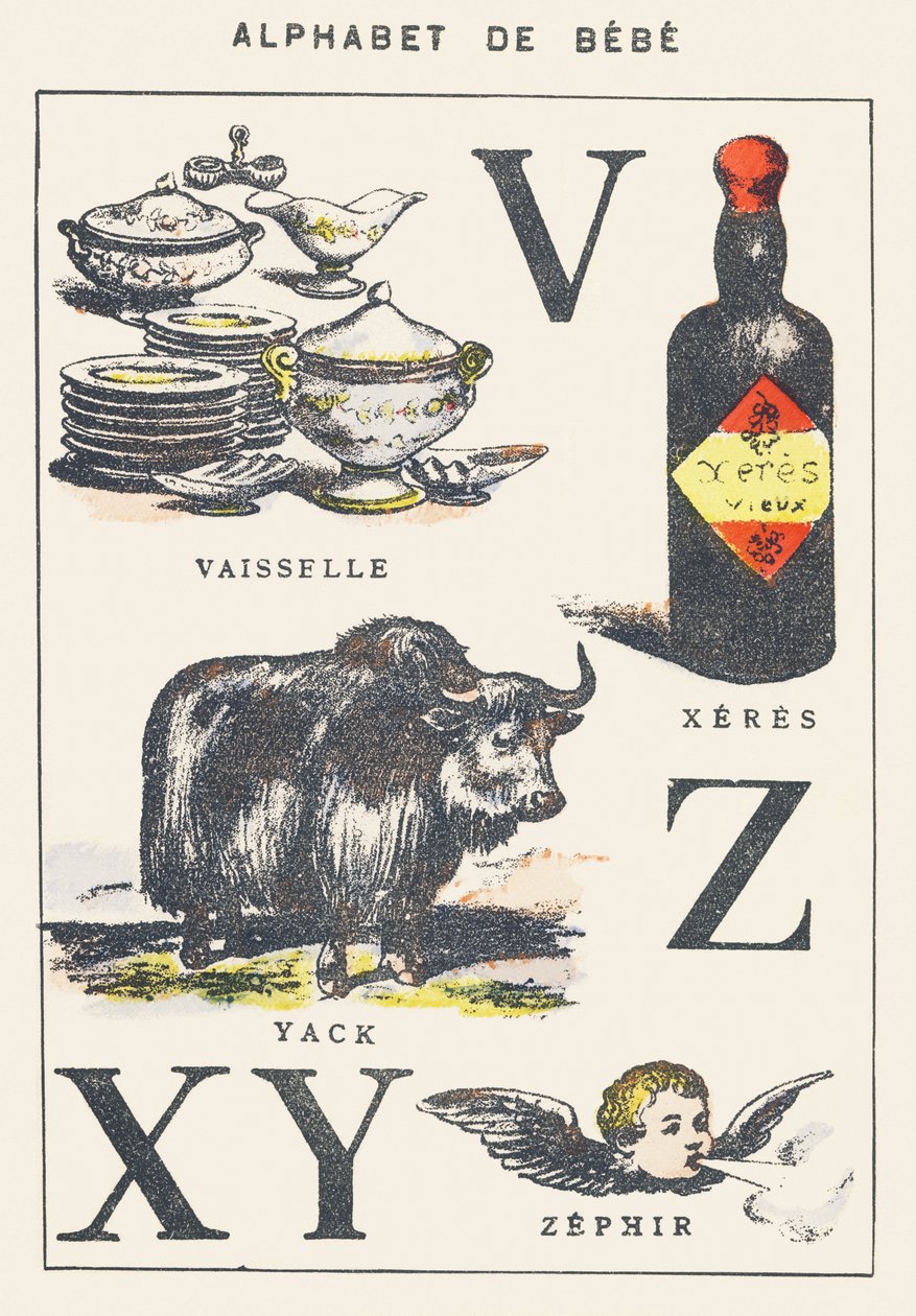 V X Y Z: yemekler, xeres, yak, zefir by Unknown artist