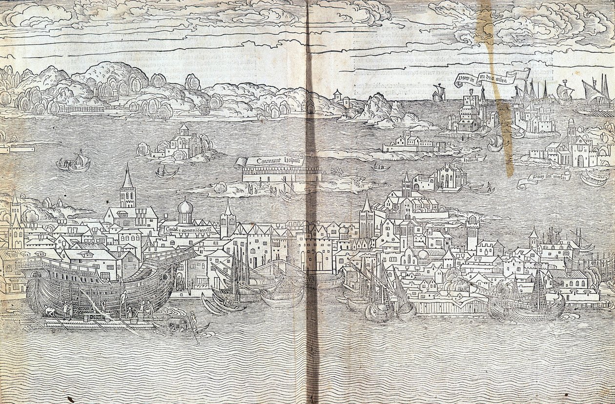 Venedik - Bernard de Breydenbach tarafından “” Les Saintes Peregrinations”da by Unknown artist