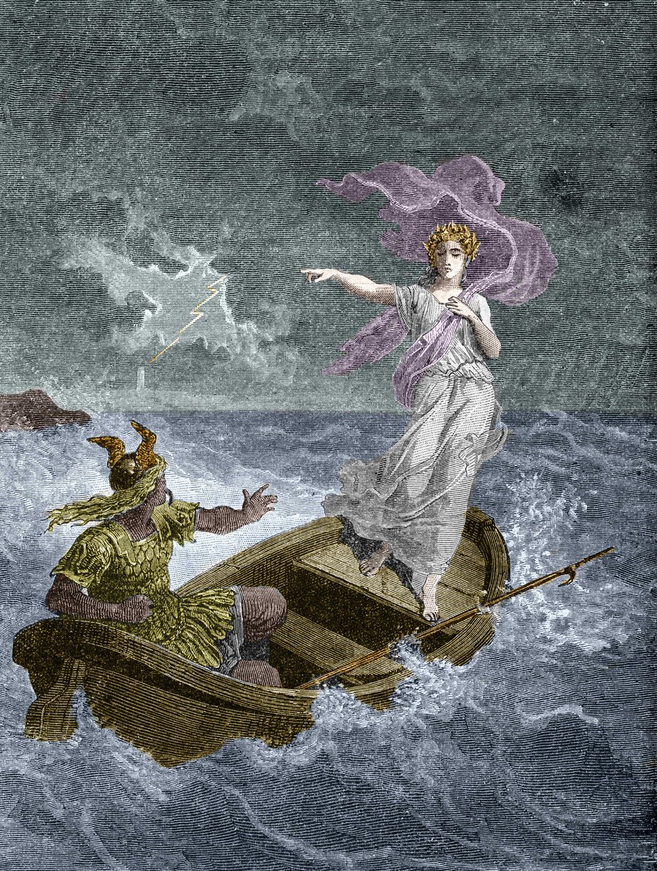 Vercingetorix ve Druidess. Furne Jouvet et ve Cie editörleri (1880) “Doğaüstü dünyanın büyüsünün tarihi ve zaman ve halklar aracılığıyla Kader” kitabında. by Unknown artist