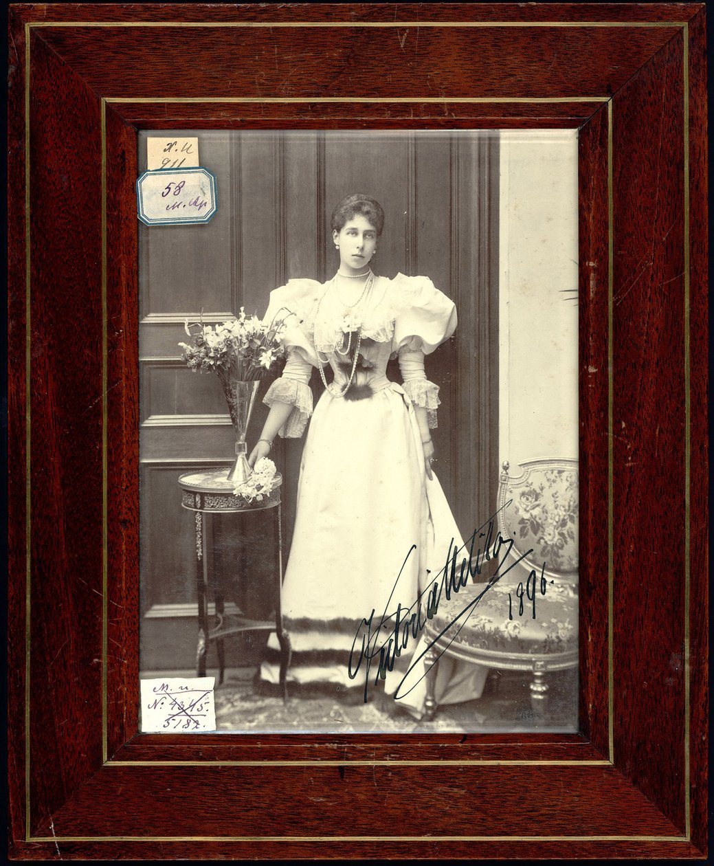 Victoria Melita de Saxe Cobourg-Gotha - Saxe-Coburg ve Gotha Prensesi Victoria Melita (1876-1936), Anonim. Gümüş Jelatin Fotoğrafçılığı by Unknown artist
