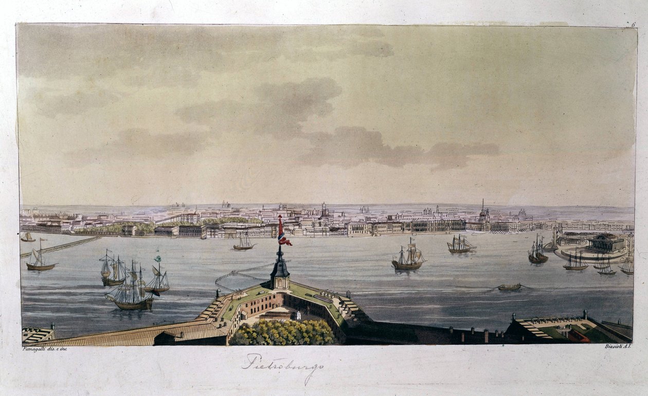 18. yüzyılın sonlarında St. Petersburg