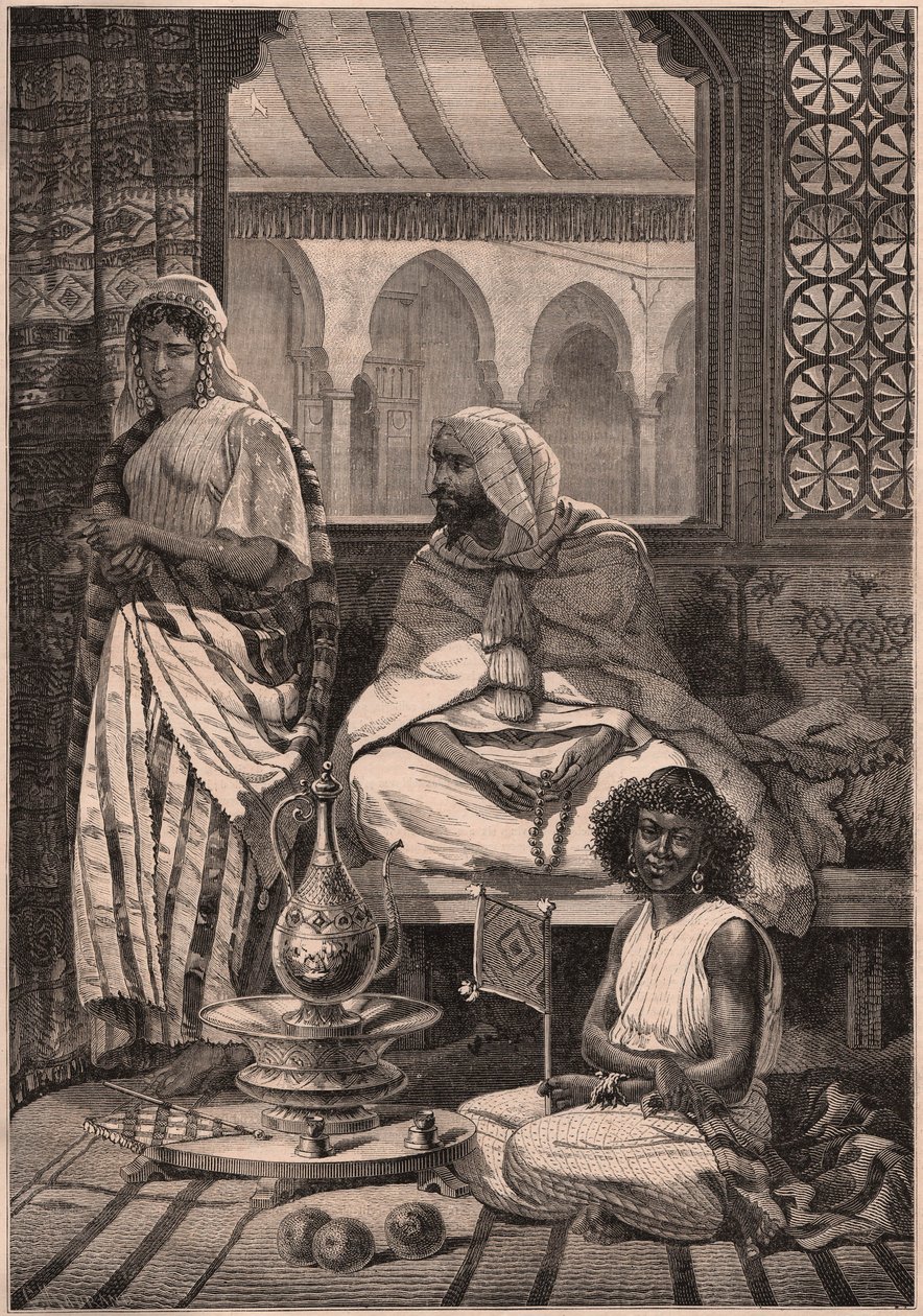 Tetouan, Fas'ta bir harem manzarası by Unknown