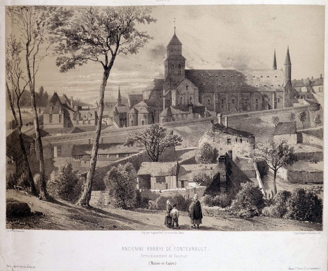 Saumur yakınlarındaki Fontevrault Manastırı