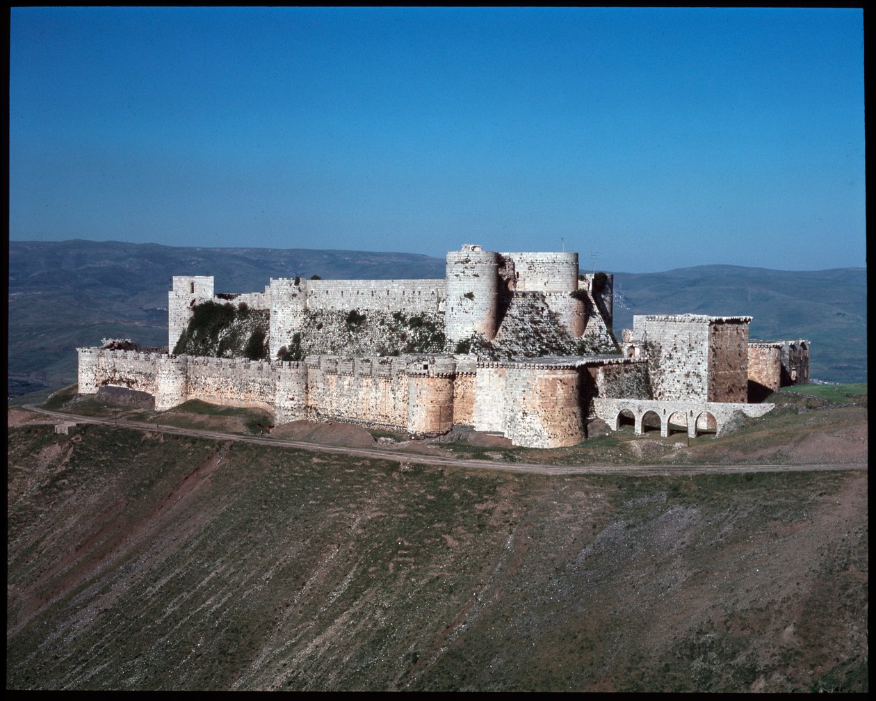 Krak of the Knights, Haçlı Kalesi, c.1100 (Fotoğraf) by Unknown artist