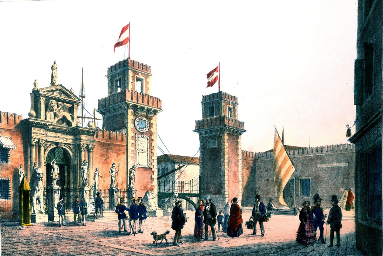 19. yüzyılda Venedik Arsenal