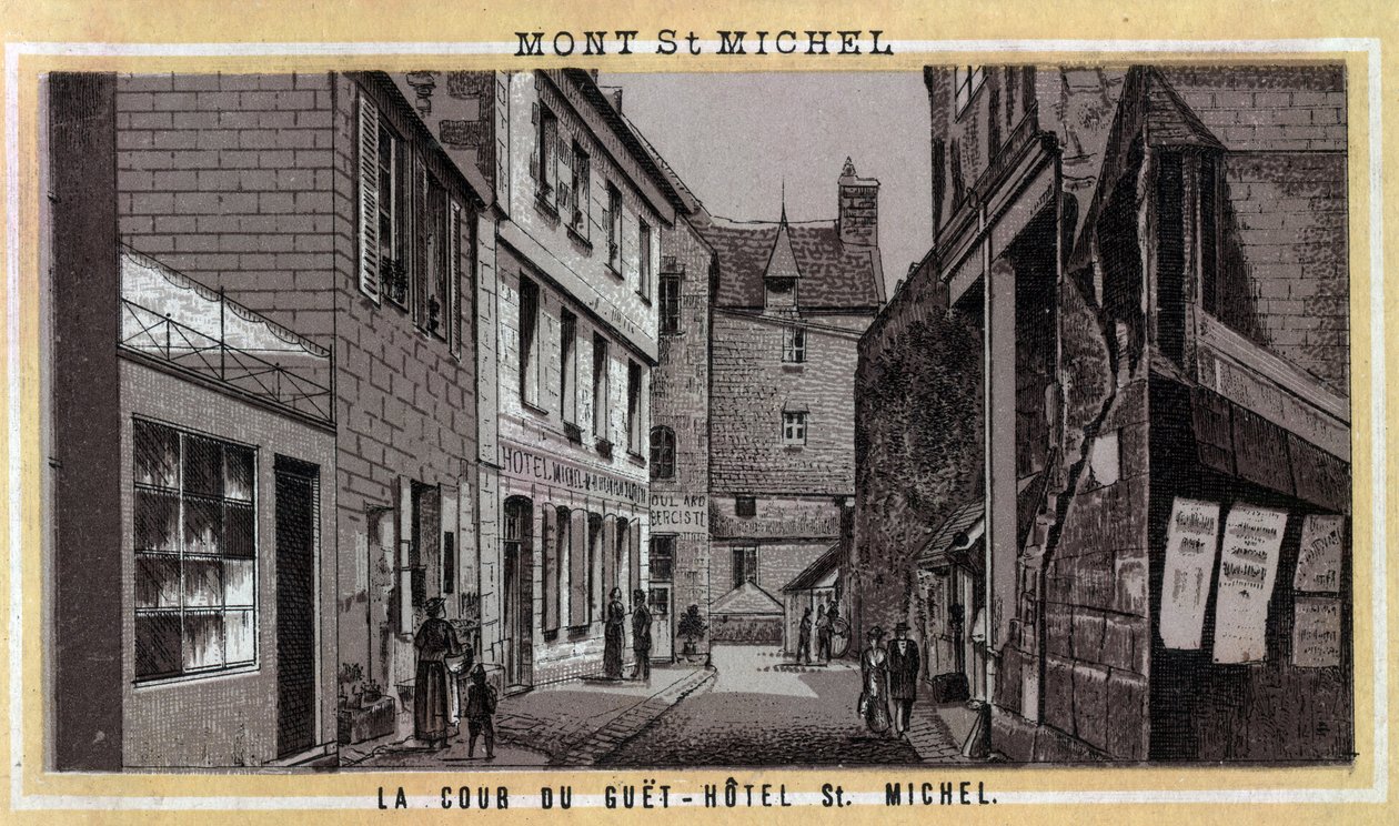 Mont Saint Michel, Manche, Normandiya