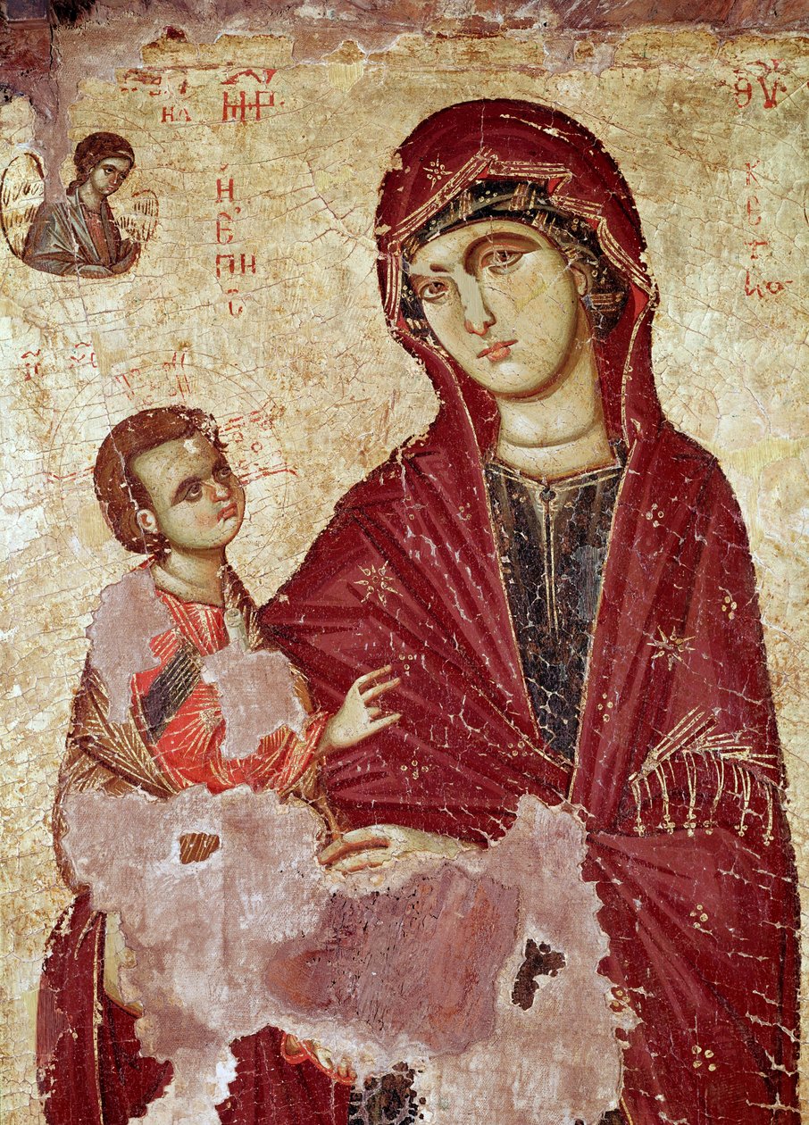 Bakire ve Çocuk (Simge by Unknown artist