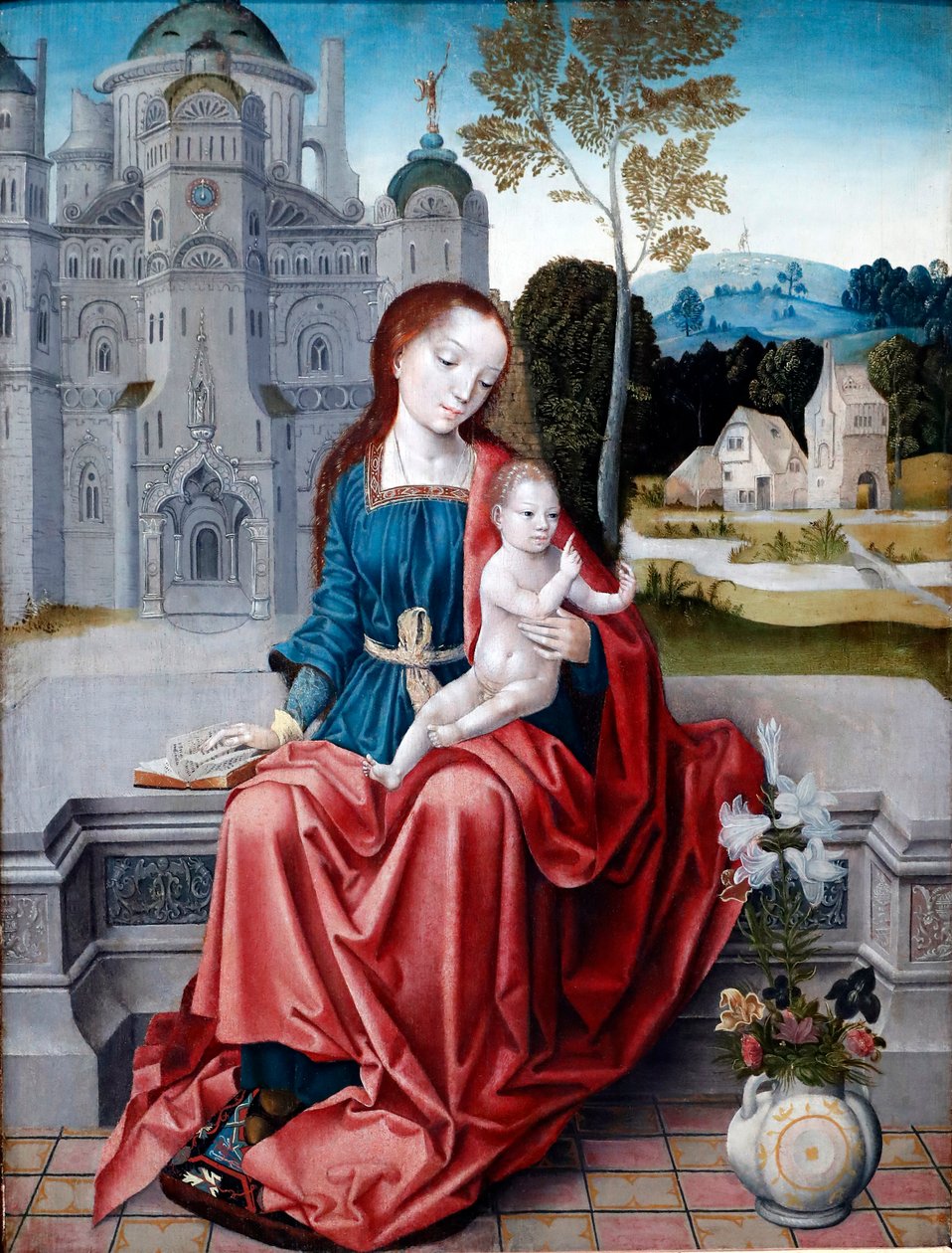 Bakire ve Çocuk, Detay, 1520-30 by Unknown
