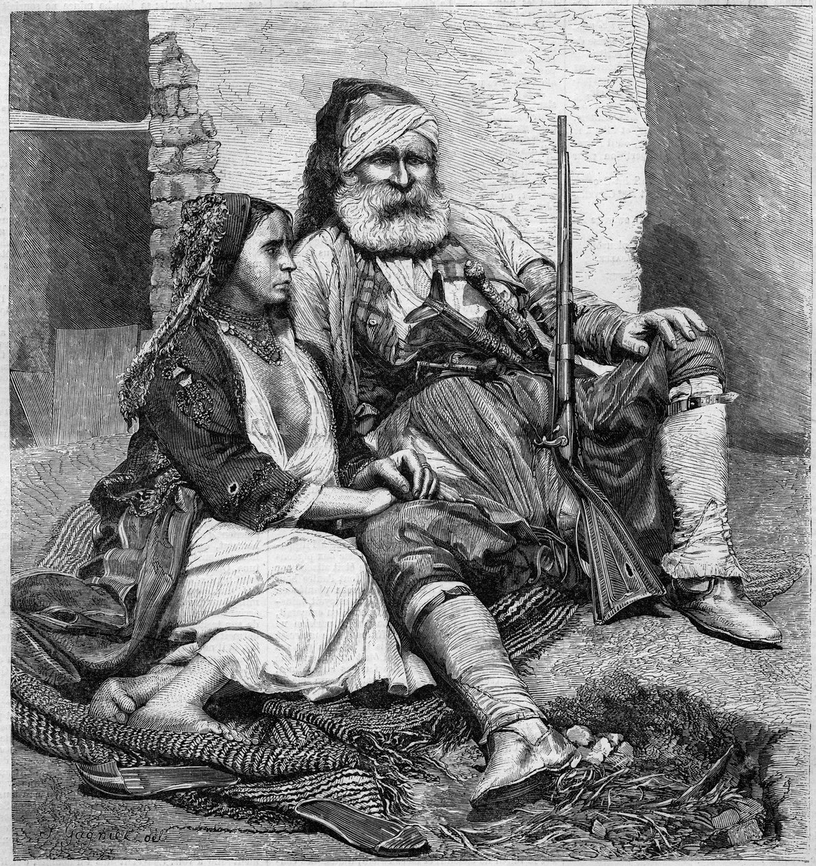 Ulah türleri ve kostümleri (Palicare ve Çingene). Ch