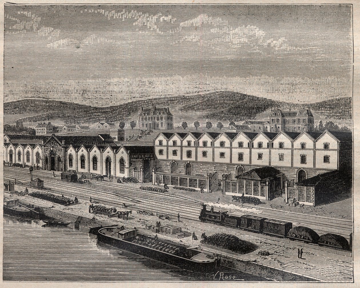 Eugene Mercier (1838-1904) ve Cie tarafından Epernay yakınlarındaki Compagnie des grands vins de Champagne