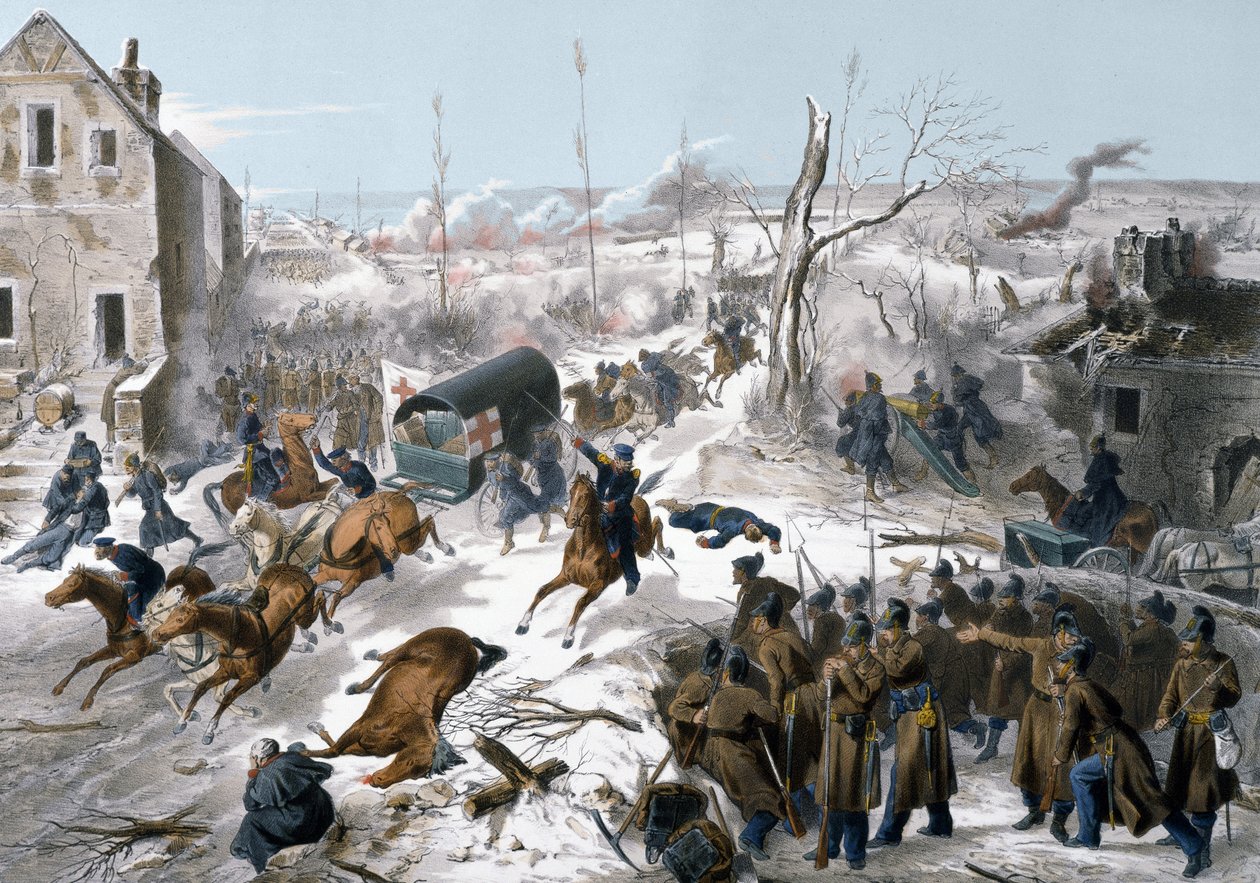 Fransa ve Prusya arasındaki 1870 Savaşı: General Faidherbe liderliğindeki Kuzey ordusunun Prusyalılara karşı zaferini gören 2 ve 3/01/1871