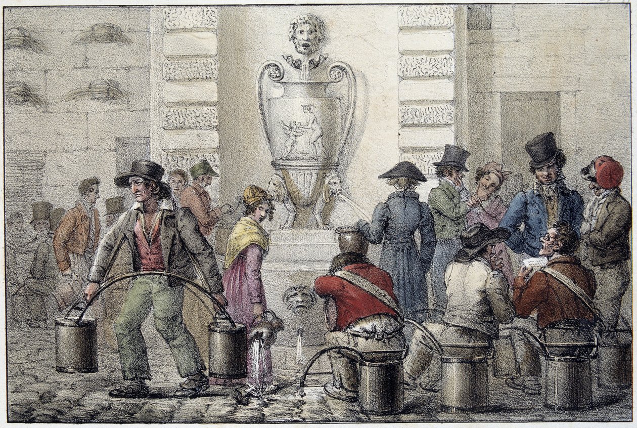 Çeşmedeki su taşıyıcıları by Unknown artist