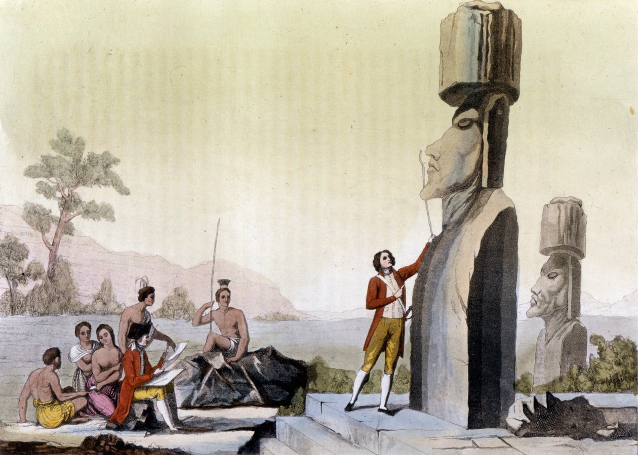 Batılılar (Jean-Francois Galaup, La Perouse Kontu (Jean Francois Laperouse dahil) by Unknown artist