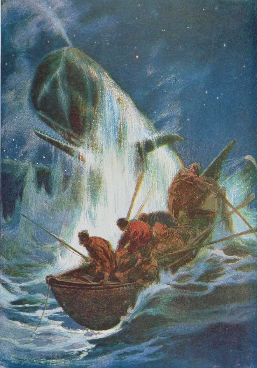 Balina avcılığı (renkli taş) by Unknown artist
