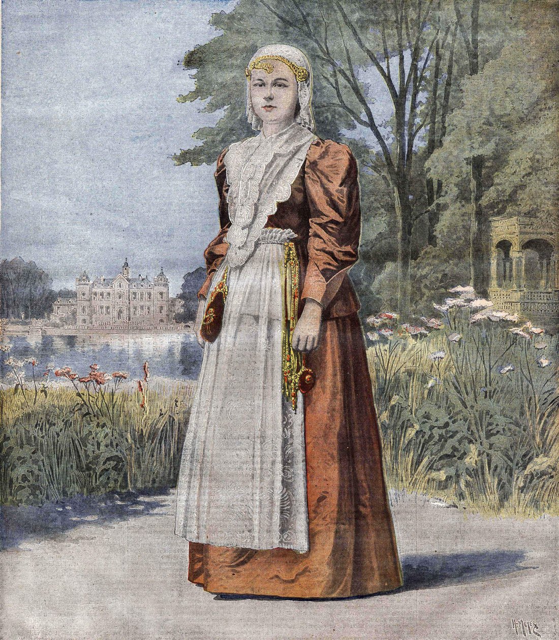 Wilhelmine (1880-1962), Hollanda Kraliçesi (Hollanda) by Unknown artist