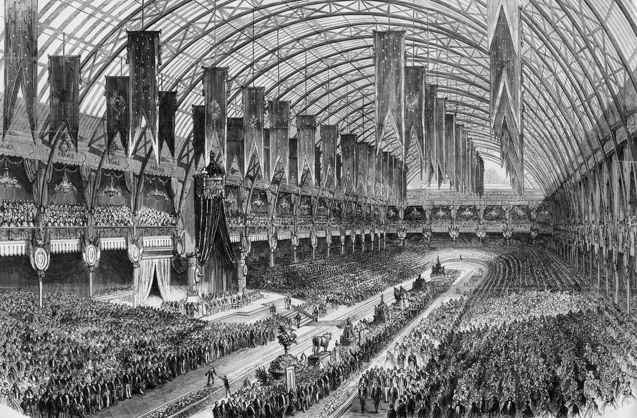 1867'de Paris'te düzenlenen dünya fuarı: 1 Temmuz'da ödül töreni by Unknown artist