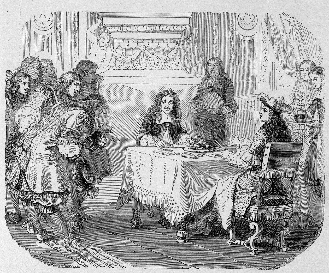 Beni görüyorsunuz beyler, dedi kral, Moliere yemekle meşgul: Louis XIV ve Moliere sofraları - “Yüzyıllar boyunca Paris