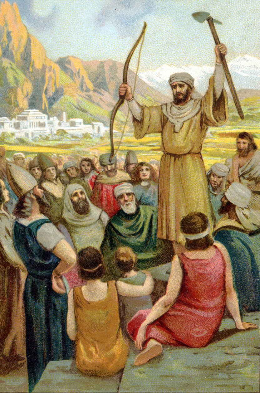 Çalışmanın en iyi yolunu öğreten Zerdüşt by Unknown artist