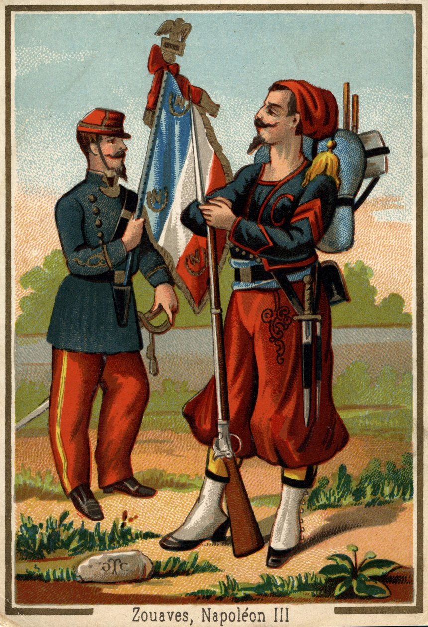 Napolyon III zamanında Zouave kostümü by Unknown artist