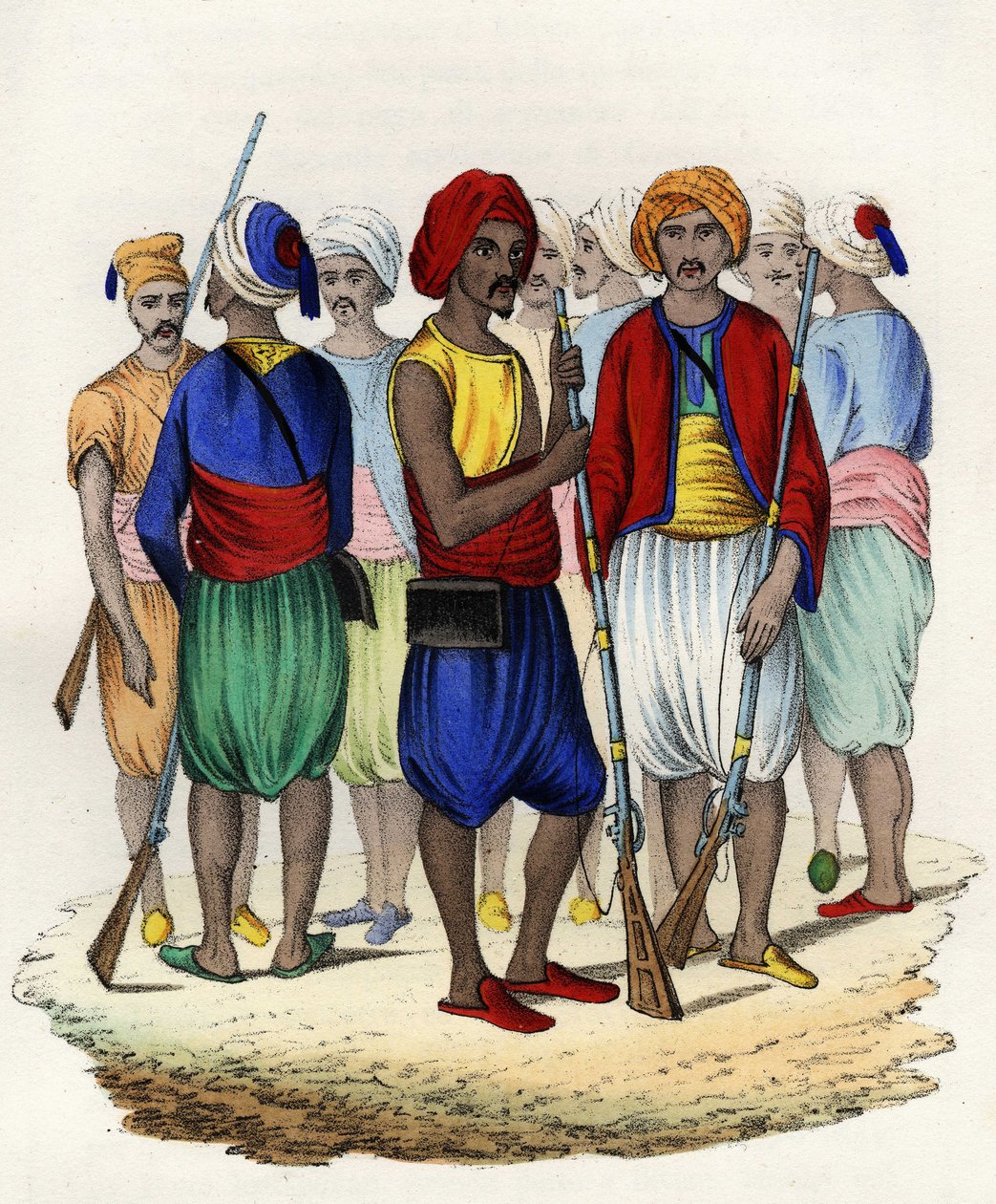 Zouaves, Afrika