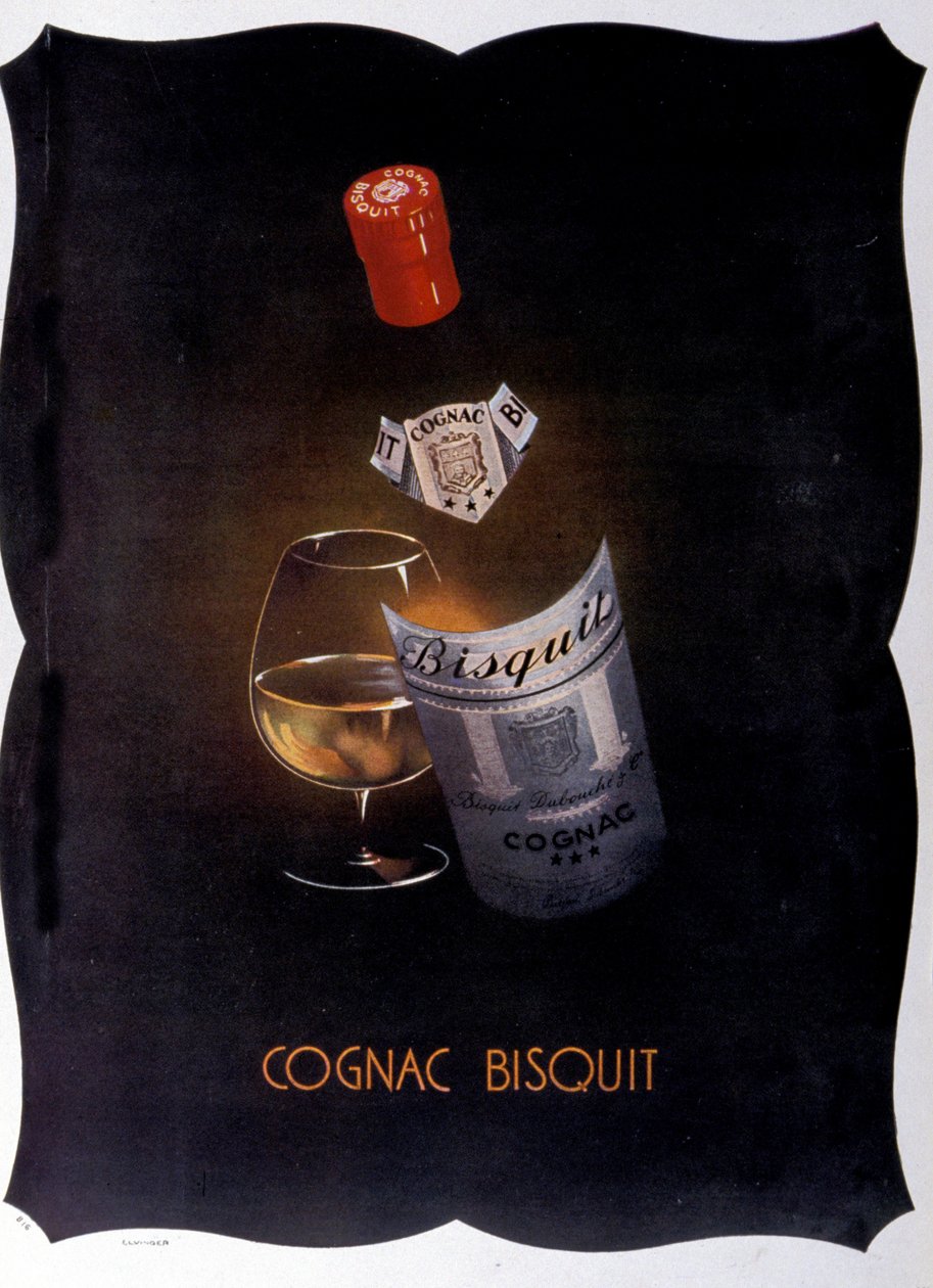 Konyak Bisquit için reklam afişi. 1932. by Unknown artist
