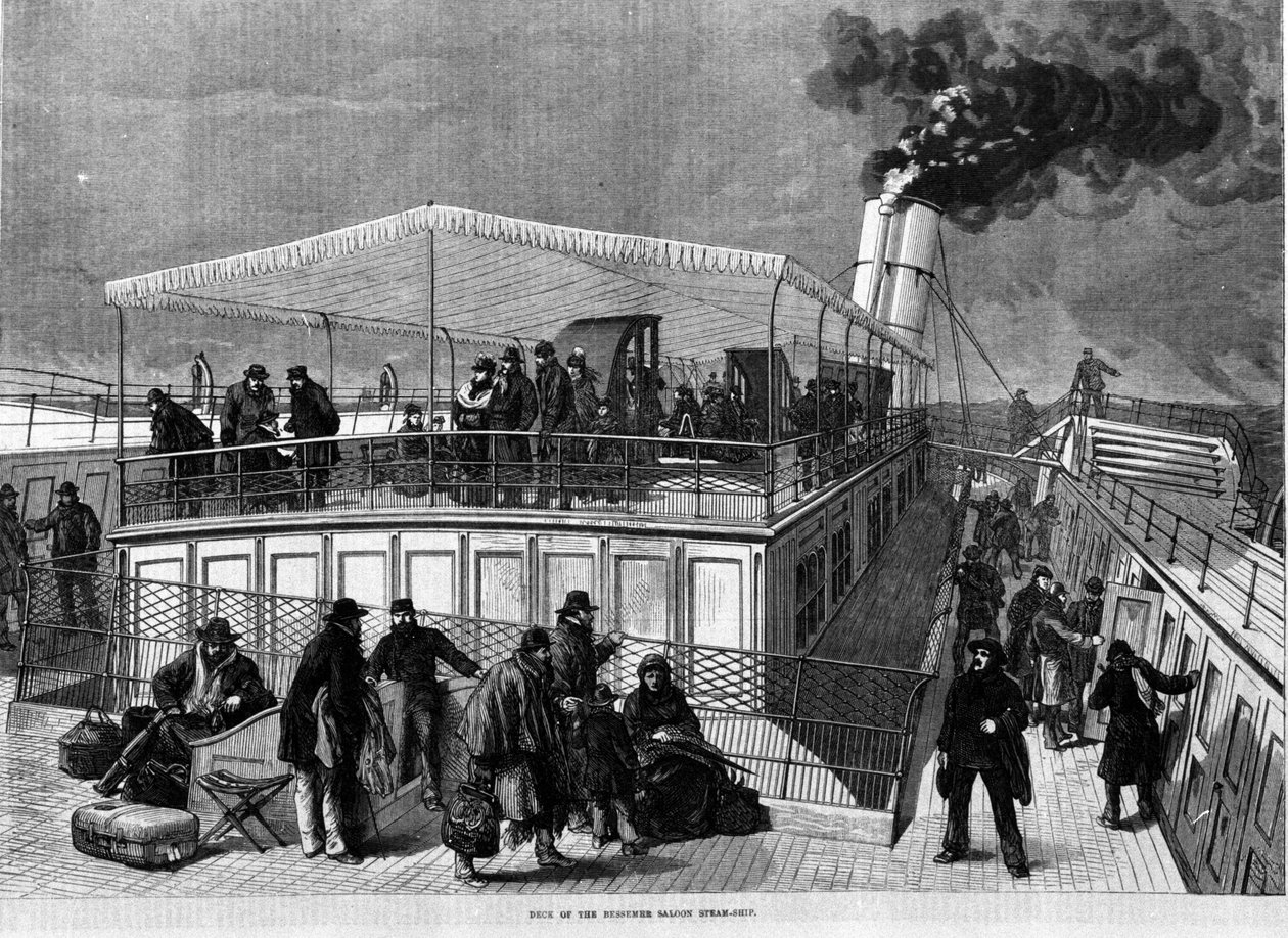 Henry Bessemer (1813-1898) tarafından deniz tutmasına karşı tasarlanmış tekne. by Unknown artist