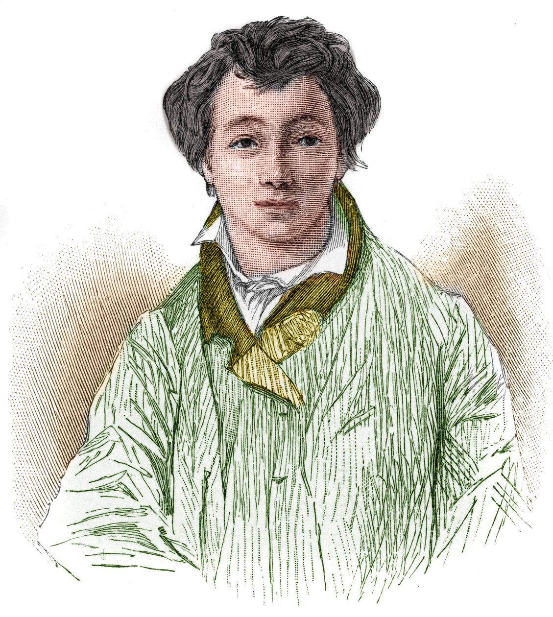 Christian Johann Heinrich Heine (1797-1856), Alman şair ve gazetecinin portresi. by Unknown artist