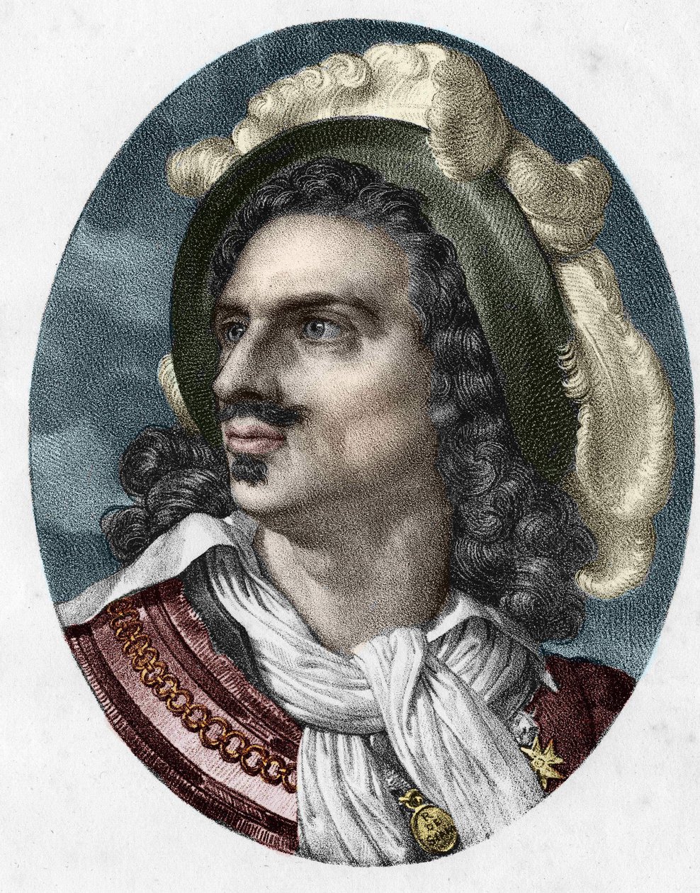 Claude Forbin, şövalye, daha sonra Forbin Kontu, Forbin - Gardanne olarak da bilinen portresi. Fransız Kanat Lideri (1656-1733). by Unknown artist