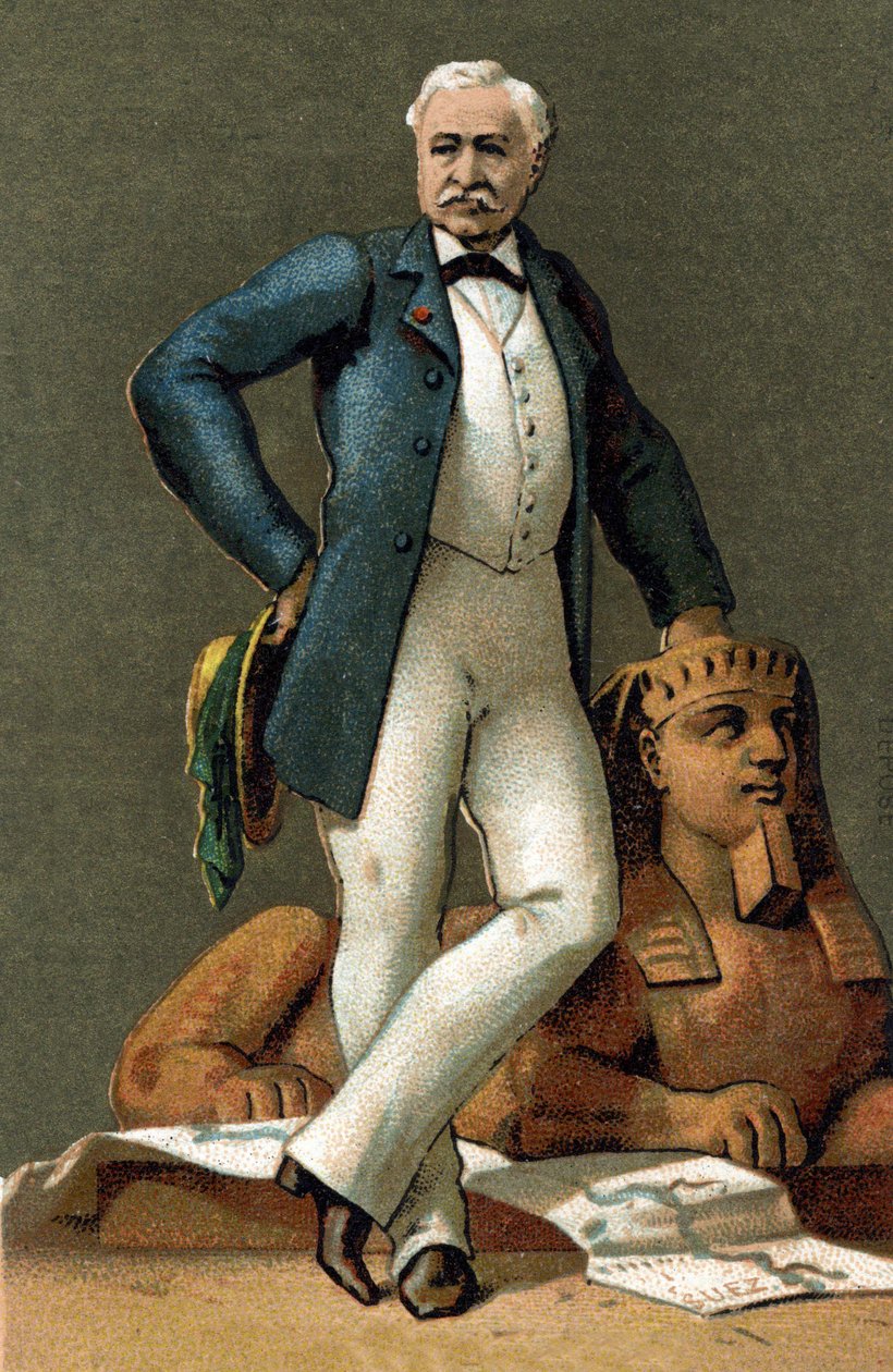 Fransız diplomat ve yönetici Ferdinand de Lesseps