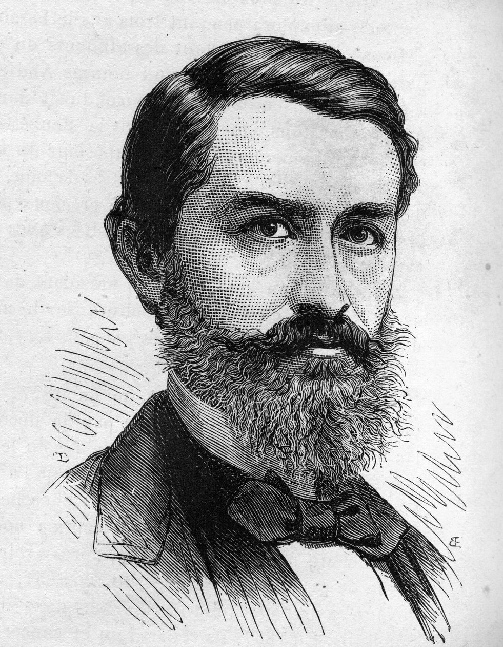 Henri Duveyrier oryantalist, Fransız gezgin ve coğrafyacı portresi by Unknown artist