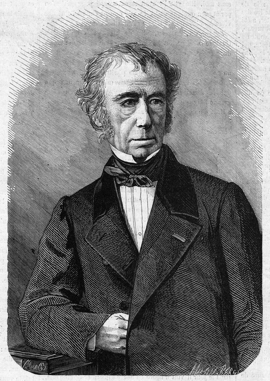 Jean Pons Guillaume Viennet (1777-1868), Fransız politikacı ve yazar portresi. by Unknown artist