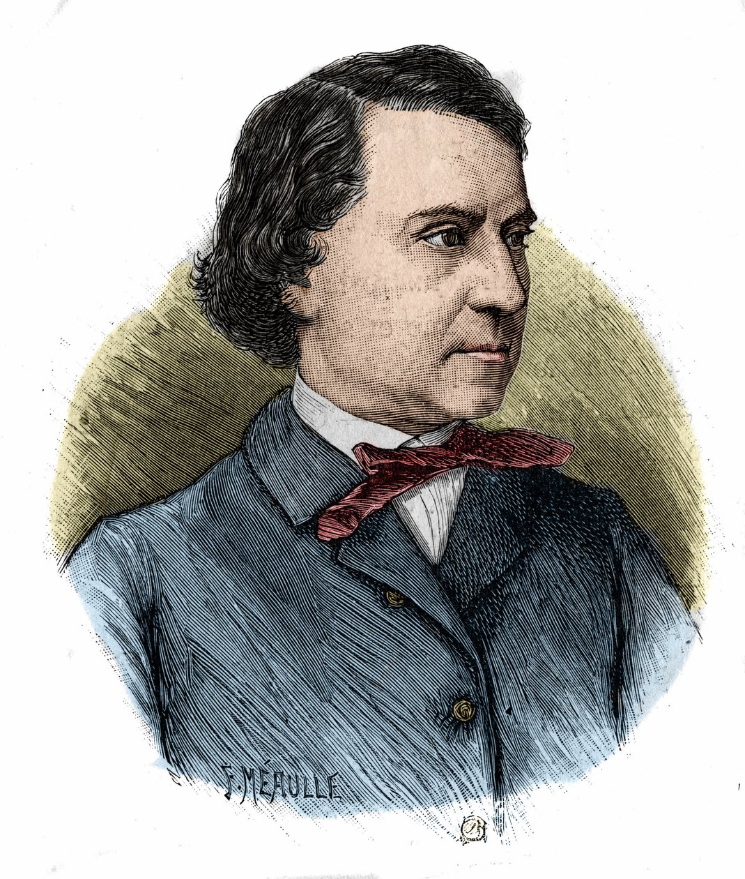 Louis Blanc, Fransız politikacı ve tarihçi (1811-1882) portresi. by Unknown artist