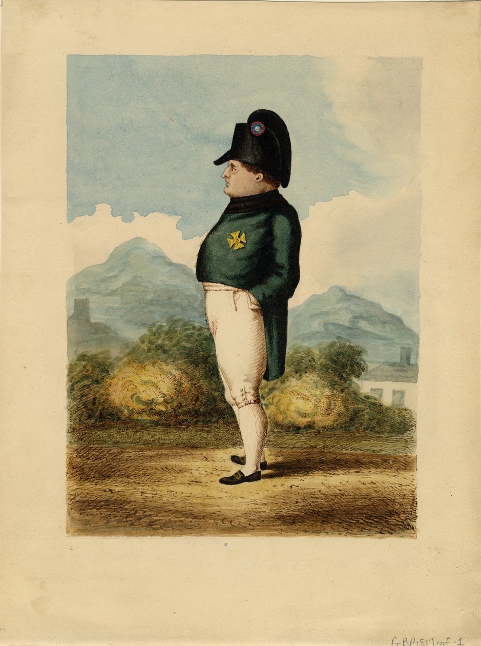 Napolyon Bonapart, Saint Helena adasında, 1817 by Unknown artillery officer