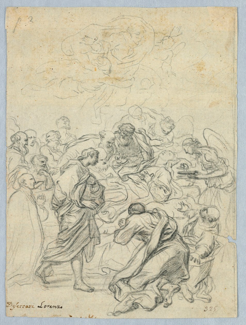 Çizim, Bakirenin Ölümü, 17.-19. yüzyıl by Unknown artistUnknown artist